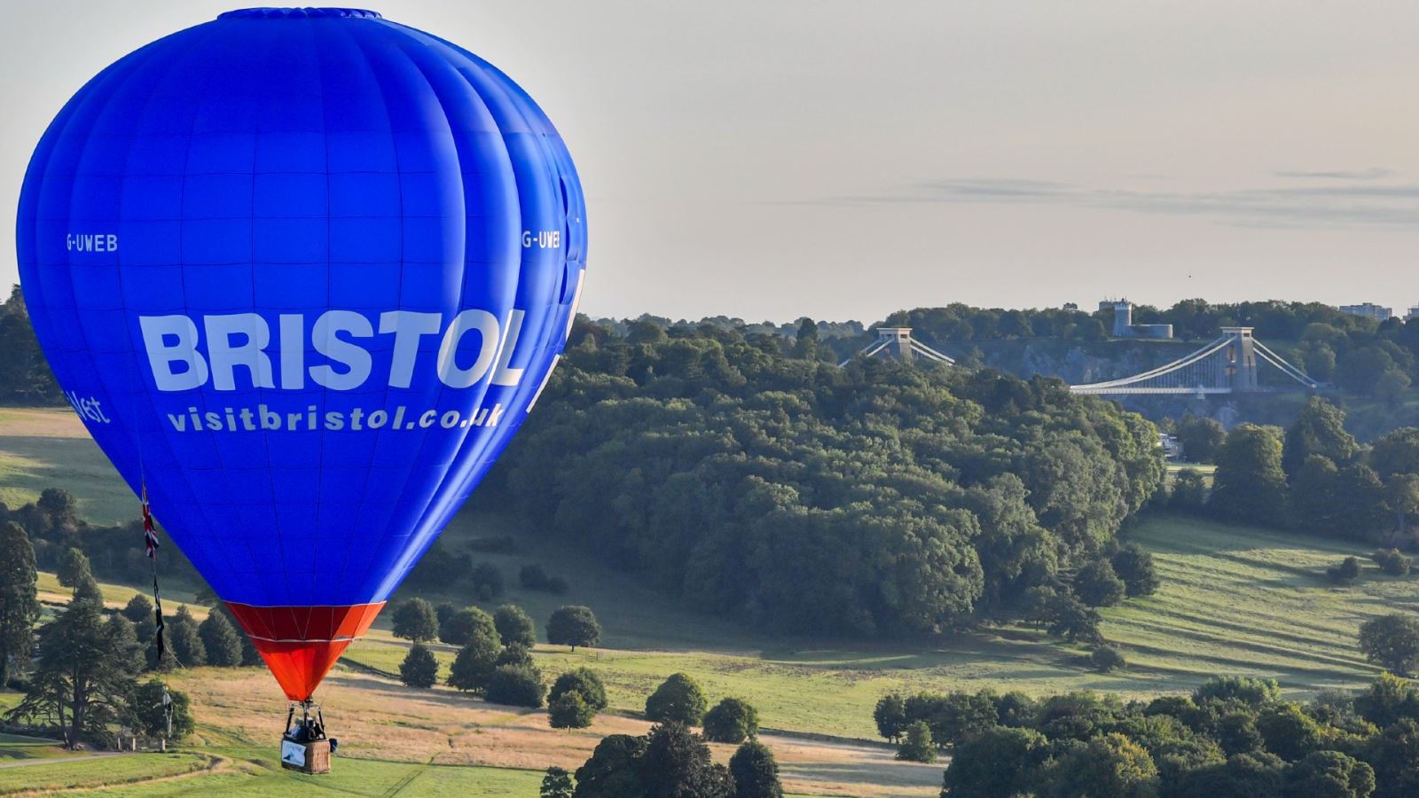 Bristol Blue Balloon. Credit: PAULGILLISPHOTO